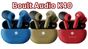 Boult Audio K40 [Just Launched] 48H प्लेटाइम, 4* माइक ENC, 45ms लो लेटेंसी गेमिंग के साथ ट्रू वायरलेस इन ईयर ईयरबड्स, भारत में निर्मित, 13mm बेस ड्राइवर ईयर बड्स ब्लूटूथ वायरलेस TWS